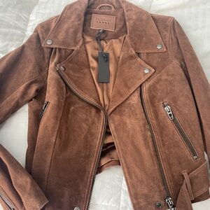 BlankNYC suede moto jacket